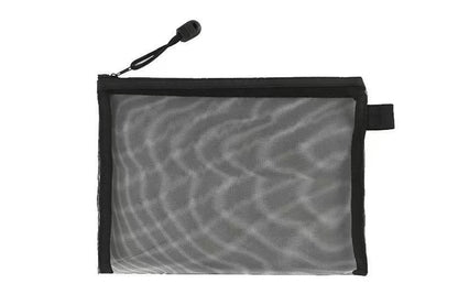 8 Piece Black Mesh Travel Organizer Bag Set in 4 Sizes