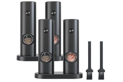 4Pcs Electric Salt And Pepper Grinder Set Automatic Salt Pepper Grinder Mill