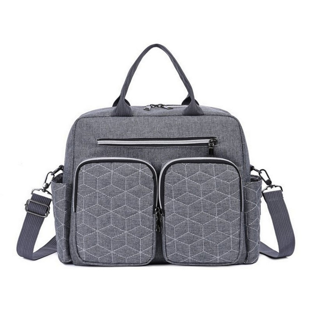 Diaper Bag Tote Baby Changing Bag Baby Bags for Mom Multifunction Travel Diaper Bag for Women Grey