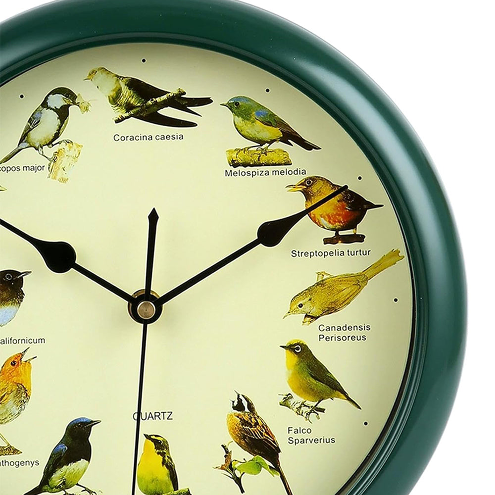 13 Inch Singing Bird Clock Wall Clock and Desk Sound Clock