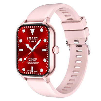 Bluetooth Smart Watch Sports Tracker Heart Rate/Sleep Monitor for iOS/Android Phone Pink