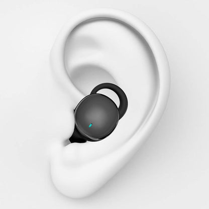 In Ear Sleep Headphones with Digital Power Display Invisible Noise Blocking Earphone for Side Sleepers Black