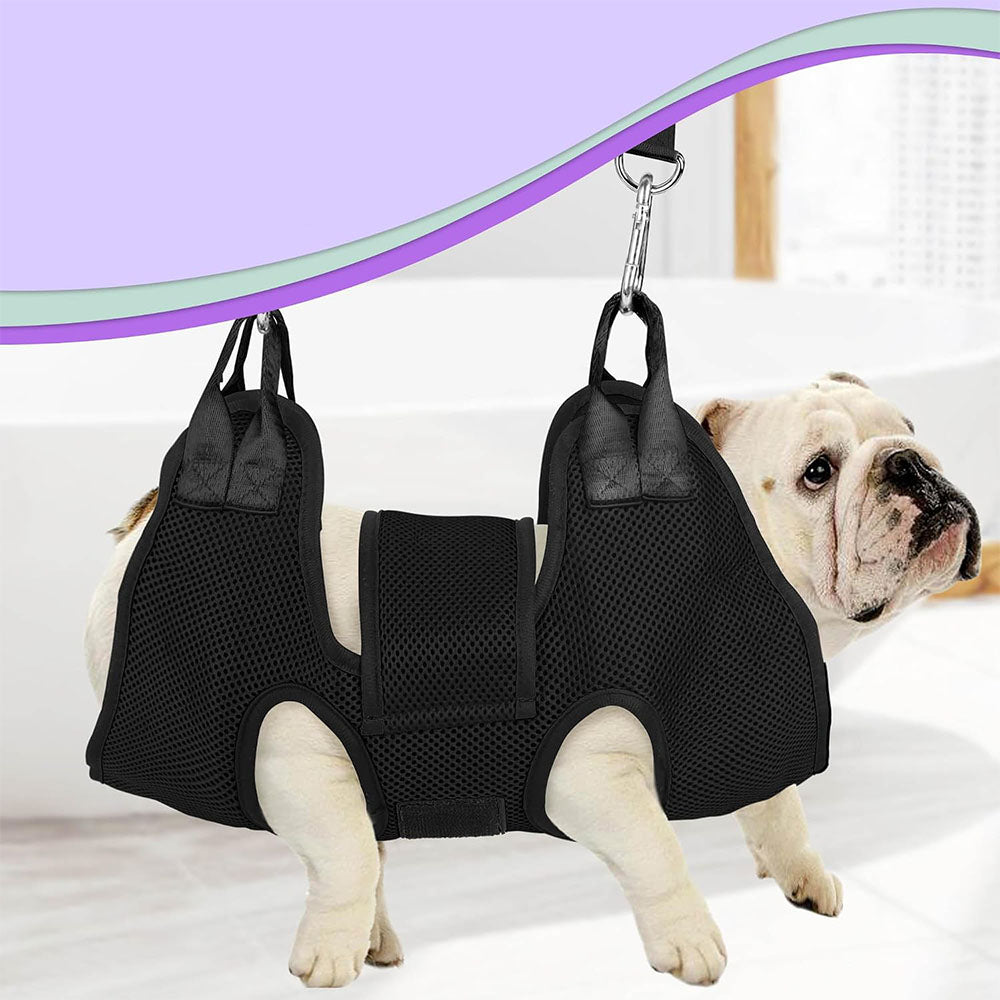 8 Piece Pet Grooming Hammock Set for Cats Dogs Nail Trimming and Restraint