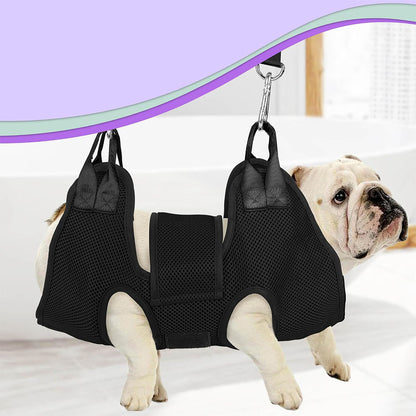 8 Piece Pet Grooming Hammock Set for Cats Dogs Nail Trimming and Restraint