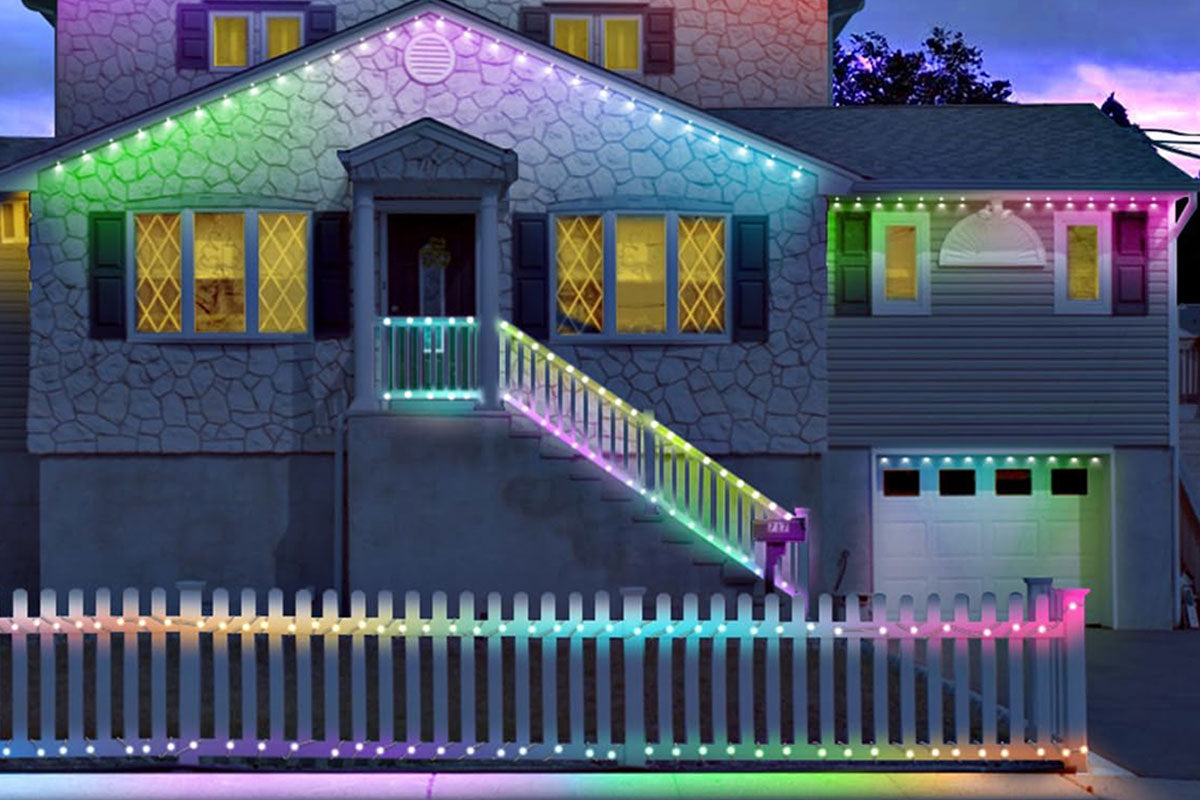 Christmas APP Control Smart Eave Lights Xmas Permanent Outdoor String Lights