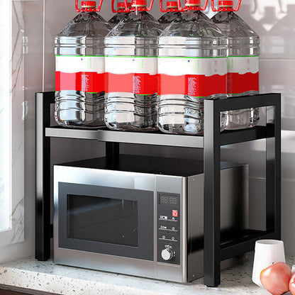 Adjustable Metal Shelf Stand for Microwave Oven Kitchen Storage Rack Organize