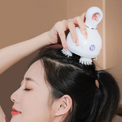 3-Mode Electric Cordless Hair Scalp Massager with Kneading 84 Massage Nodes