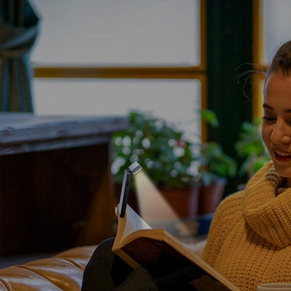 3 Colors 5 Brightness Clip-on Bookmark Light Rechargeable Dimmable Reading Light