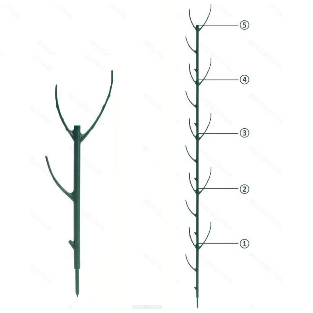 5PCS Stackable Plant Support Stakes for Indoor & Outdoor Climbing Potted Plants