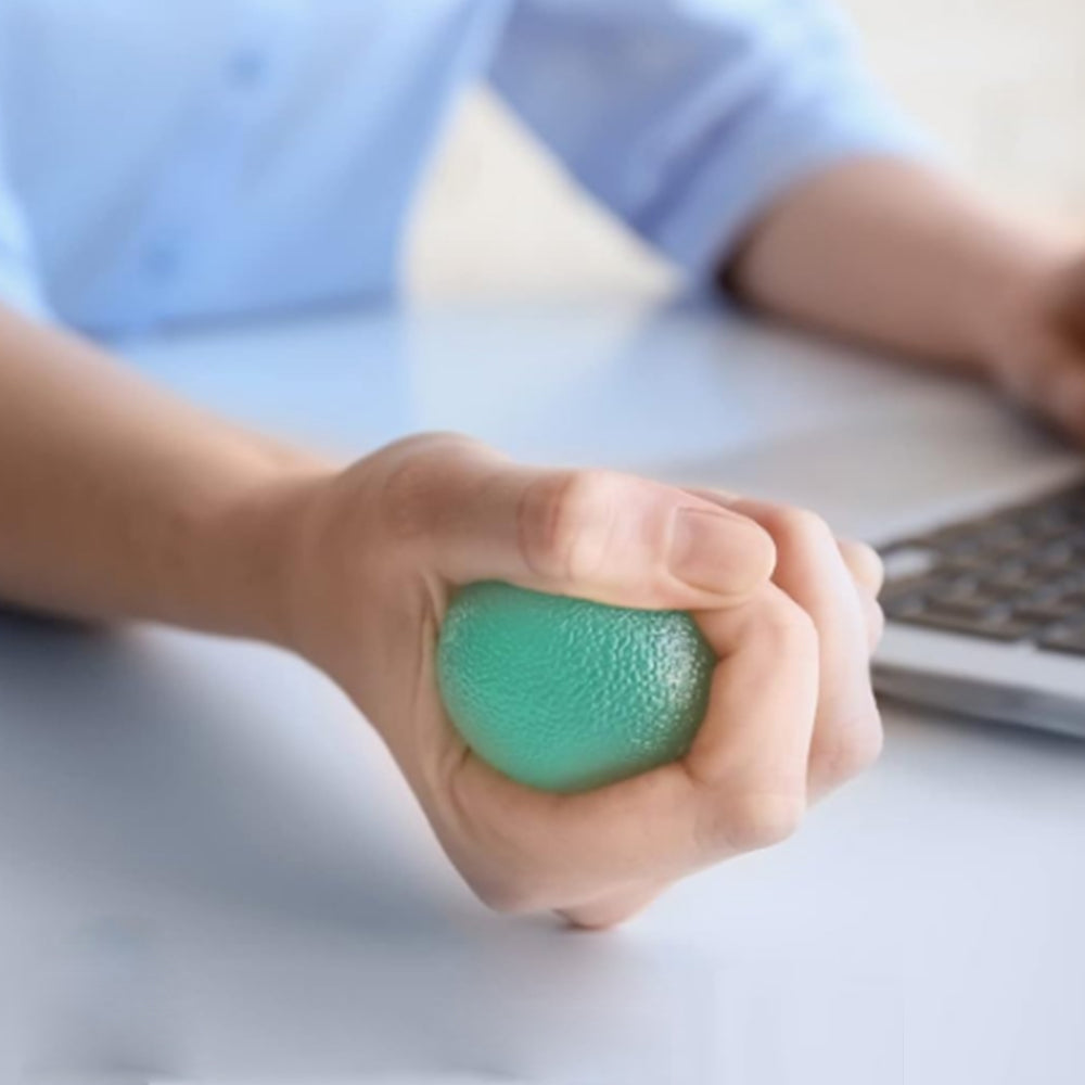 5Pcs Set Hand Grip Balls Strength Trainer Wrist Finger Resistance Exercise Squeezer