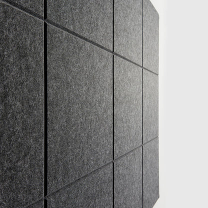 12Pcs Large Felt Bulletin Board Cork Boards for Walls Office Classroom-Black