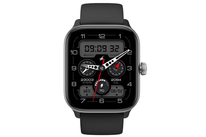 Bluetooth Calling Smartwatch with 1.85 Inch Display Fitness and Health Tracking for Men and Women -Black