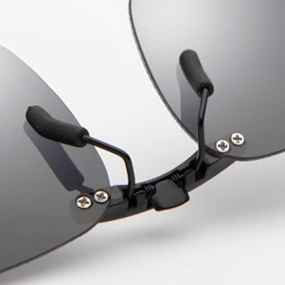 Unisex Polarized Flip Up Clip On Sunglasses For Outdoor Fishing Driving