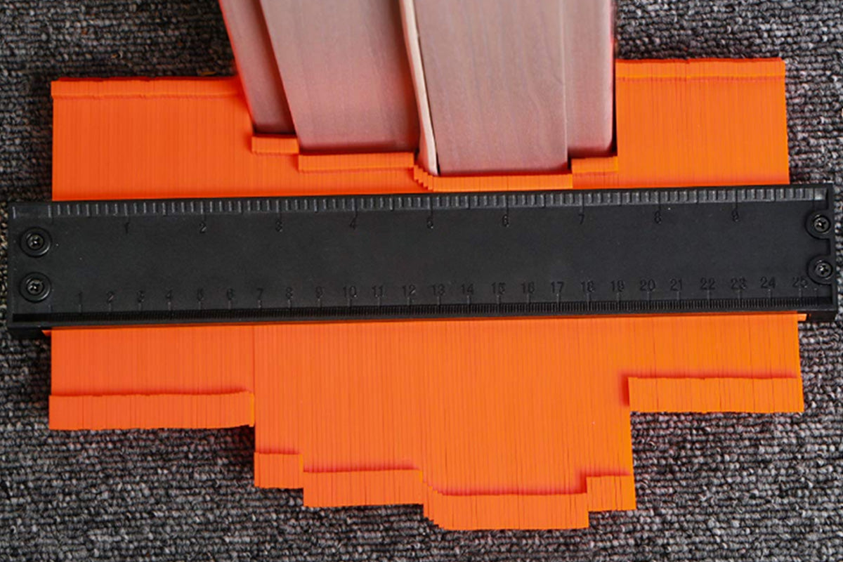 2Pcs Contour Gauge with Lock and Adjusting Screws 10 Inch Wide Profile Tool