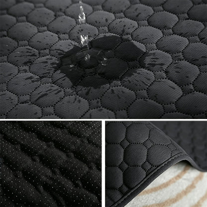 Washable Puppy Pads Waterproof Non Slip Reusable Dog Pee Pads for Floor-Black