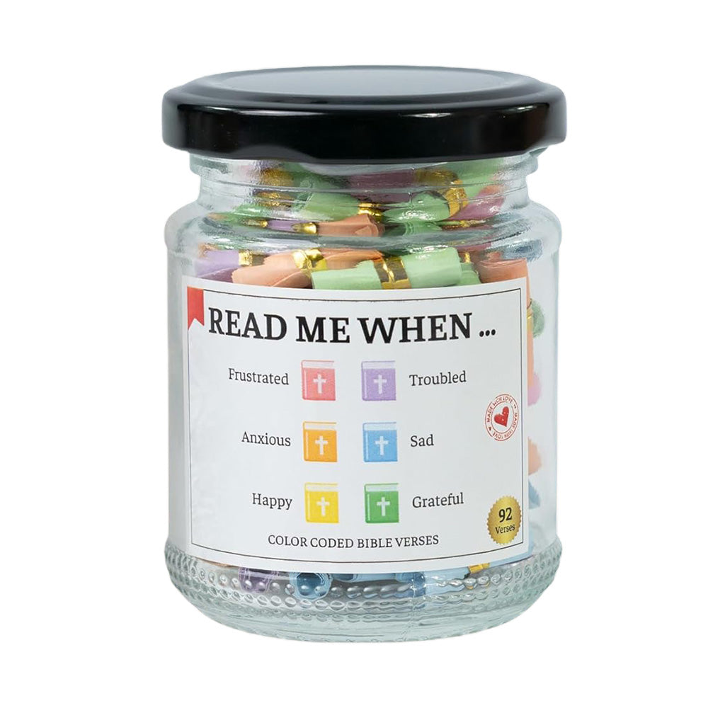 Bible Verse Jar Mothers Day for Mom Emotions and Feelings Encouragement Gift