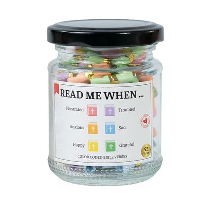 Bible Verse Jar Mothers Day for Mom Emotions and Feelings Encouragement Gift