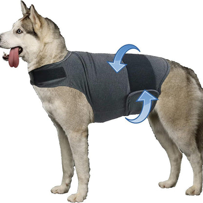 Anxiety Relief Vest for Dogs Adjustable Calming Wrap for Thunderstorms Travel