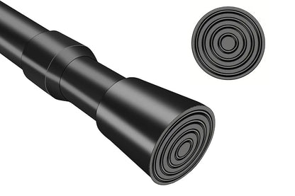 Adjustable No Drilling Black Expandable Curtain Rods