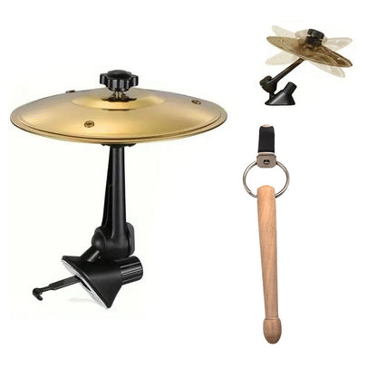 Car Air Vent Mini Drum Cymbal Set with Drum Stick Musical Gadget