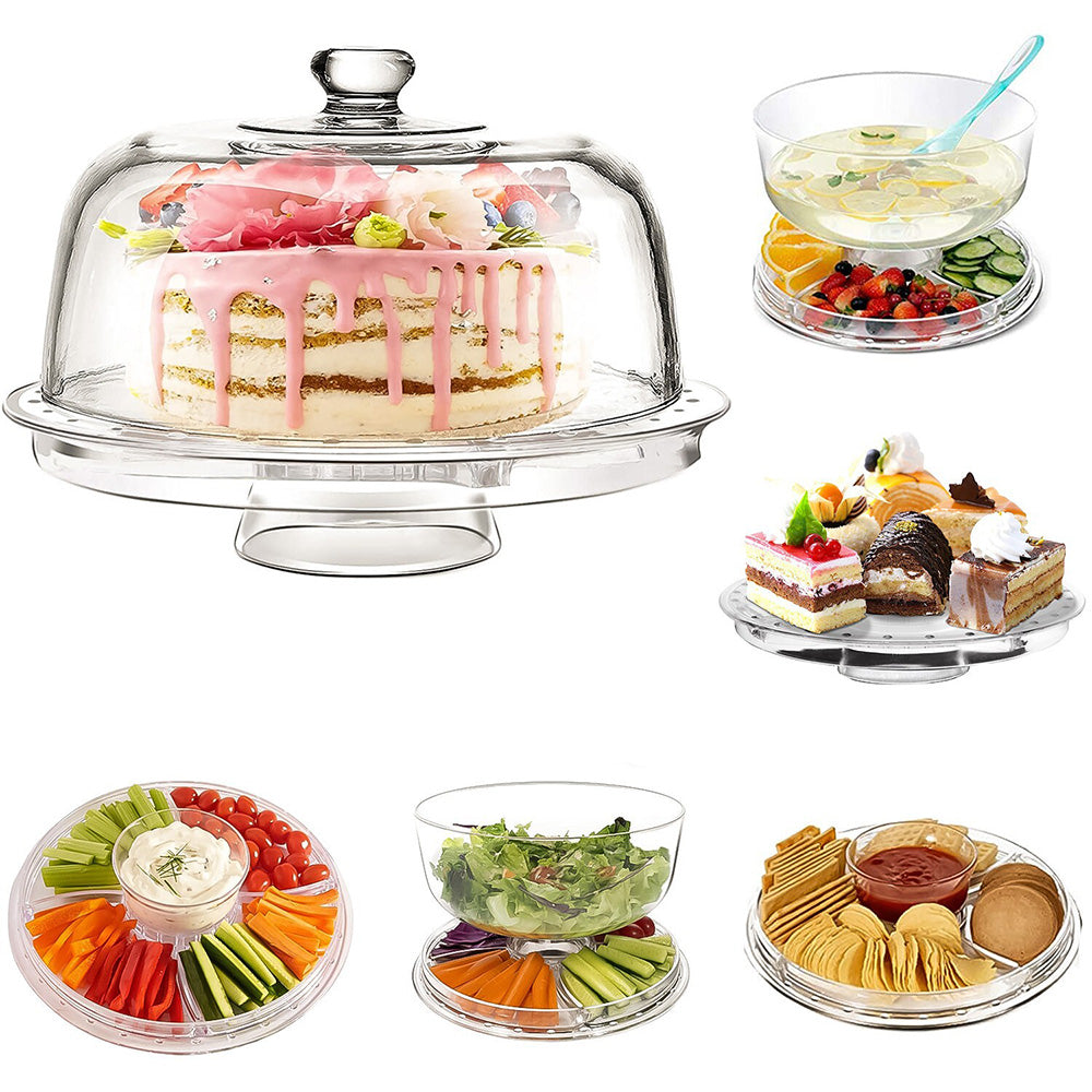 Six in One Dessert Stand Salad Tray