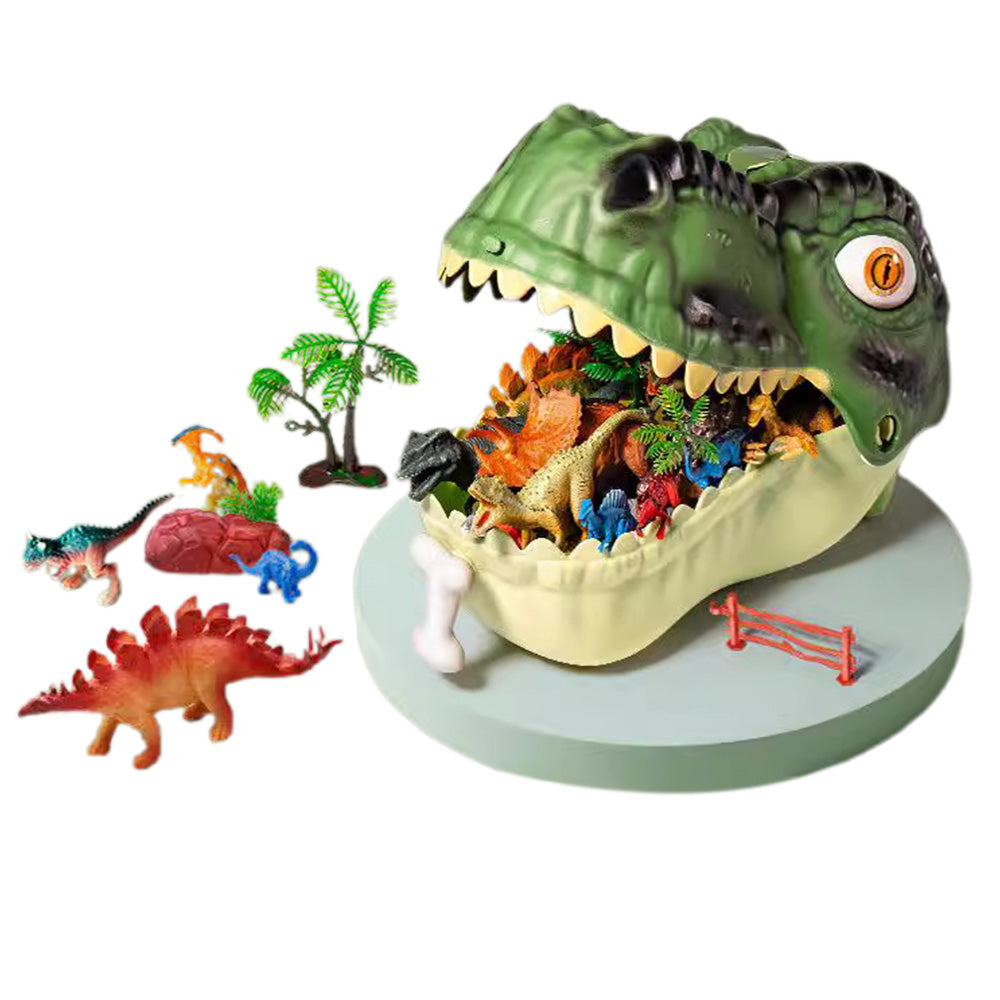 45Pcs Dinosaur Toys Set Forest and Dinosaur Egg Play Kit for Kids