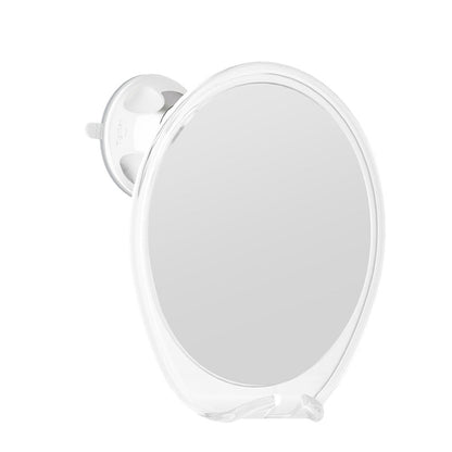 Suction Cup Fog-Free Shaving Mirror with Razor Holder No Drill