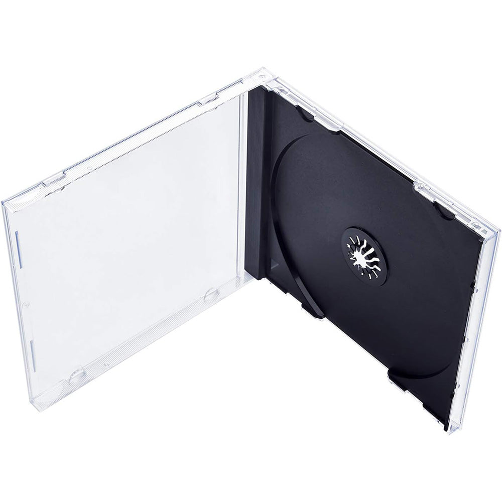 10 Pack Clear CD Jewel Cases for Storage