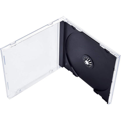 10 Pack Clear CD Jewel Cases for Storage