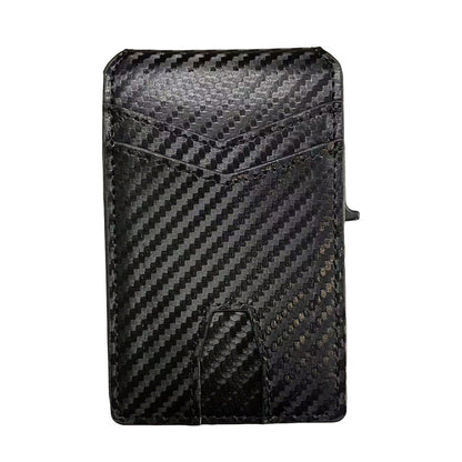 Slim RFID Blocking Money Clip Wallet ID Credit Card Holder PU Leather Purse