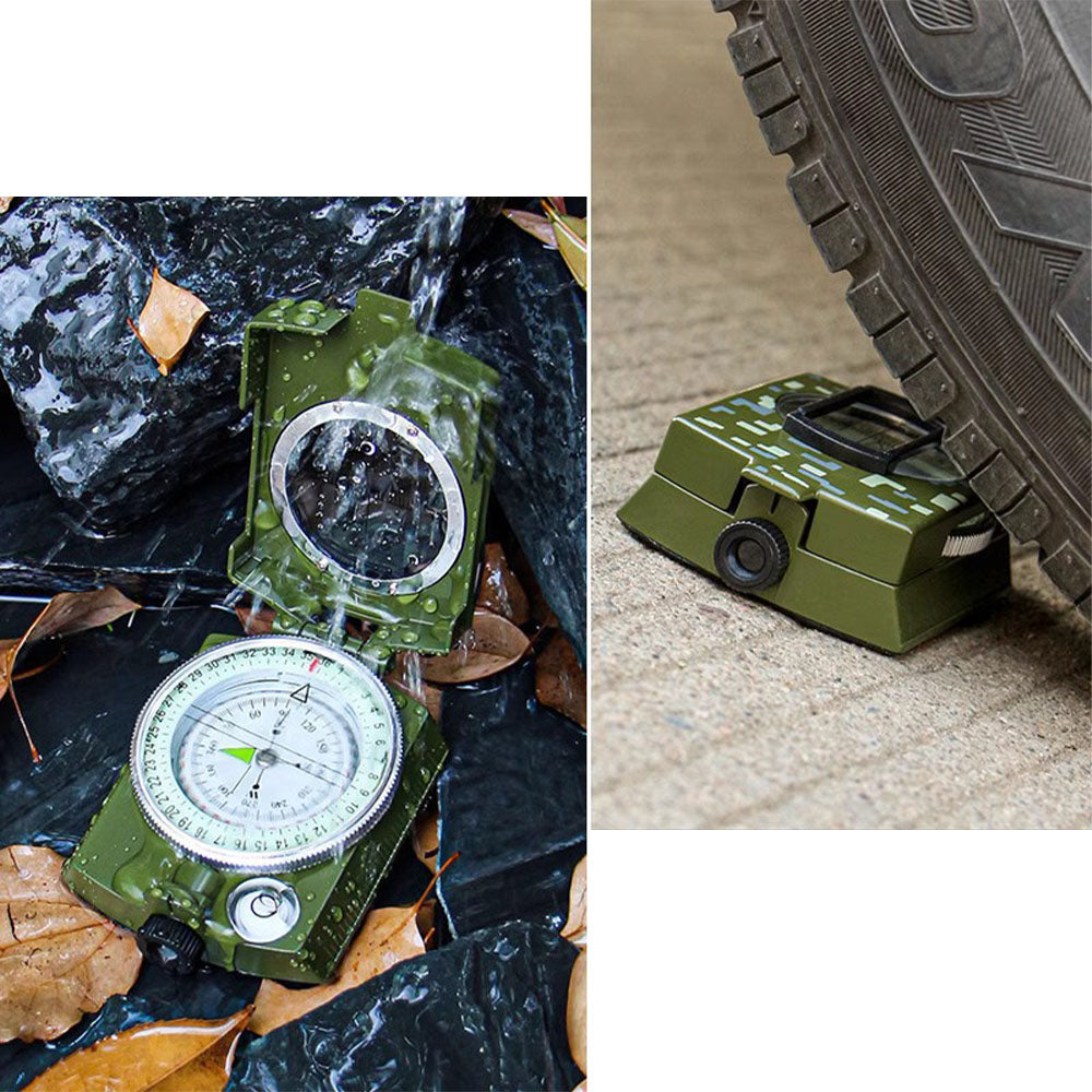 Lightweight Orienteering Compass with Strap Waterproof Compass Hiking Survival