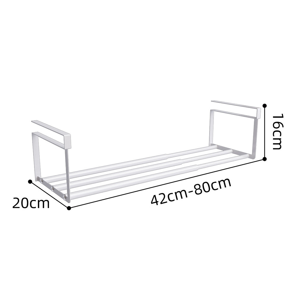 2 Pack Adjustable Shoe Shelf Space Saving Under Cabinet Shoe Rack for Closet