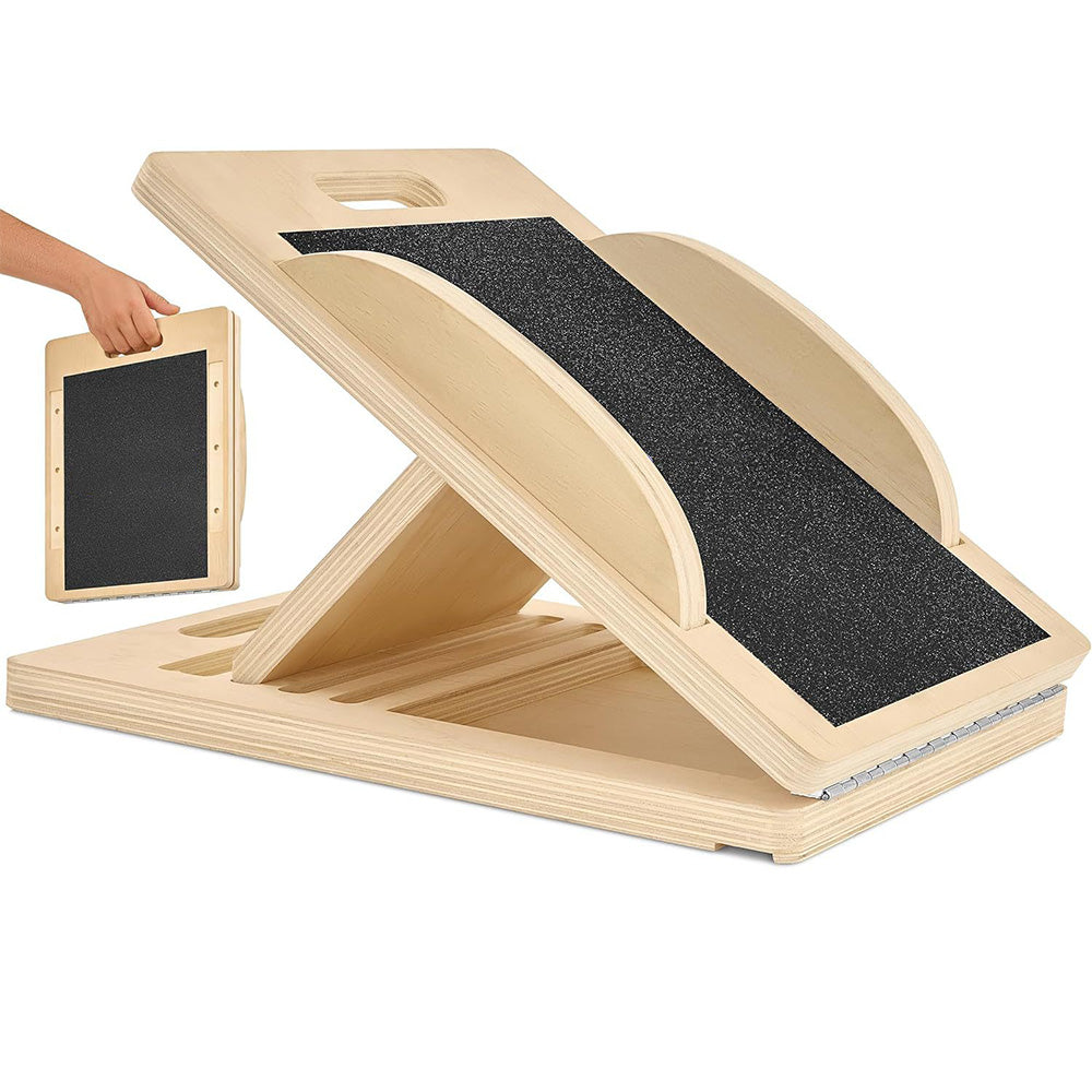3-in-1 Slant Board with 5 Angles ââ‚?Calf Stretcher & Wobble Balance Board