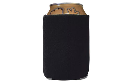 25Pcs Black Blank Can Cooler Sleeves Collapsible Plain Drink Holder Skinny Drink Insulated Sleeve