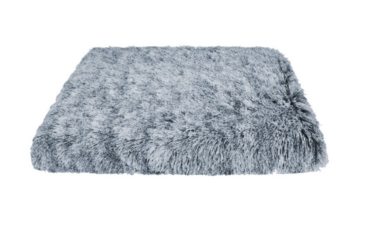 Plush Soft Pet Beds Washable Crate Pad Kennel Pad-Grey