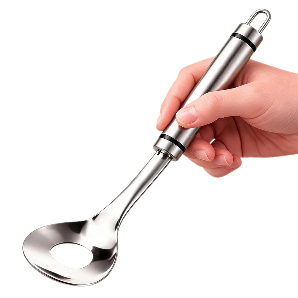 4 Piece Stainless Steel Meatball Maker Spoon and Auxiliary Spoon Set