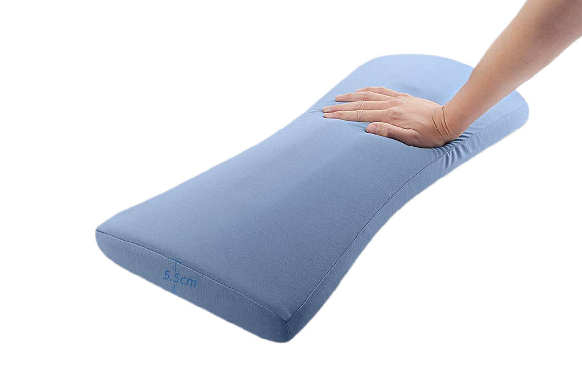 Lumbar Support Pillow Back Pillow Bed Sleeping Bolster Pillow for Side Sleeper