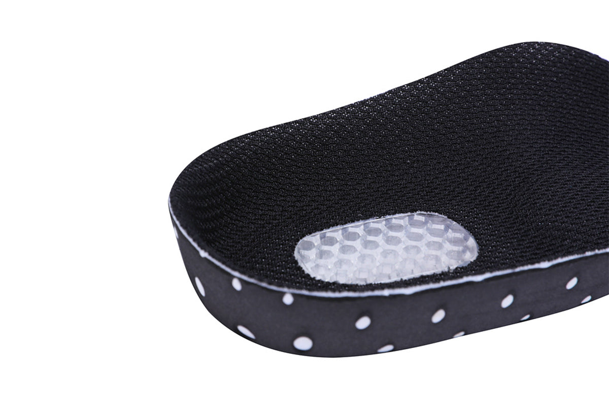 2 Pairs Elastic Shock Absorbing Shoe Insoles Breathable Honeycomb Sneaker Inserts