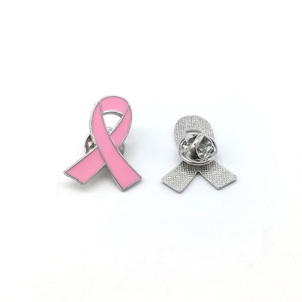 50 Pink Ribbon Enamel Lapel Pins for Womens Charity and Social Events