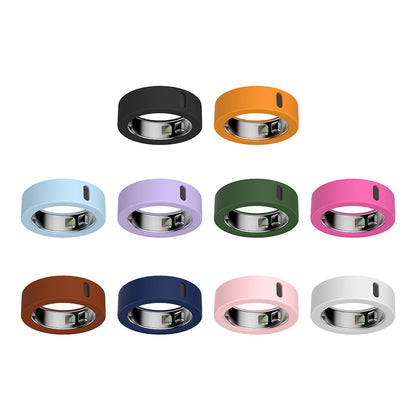 10 Pieces Silicone Covers for Oura Ring Gen 5 with Storage Box