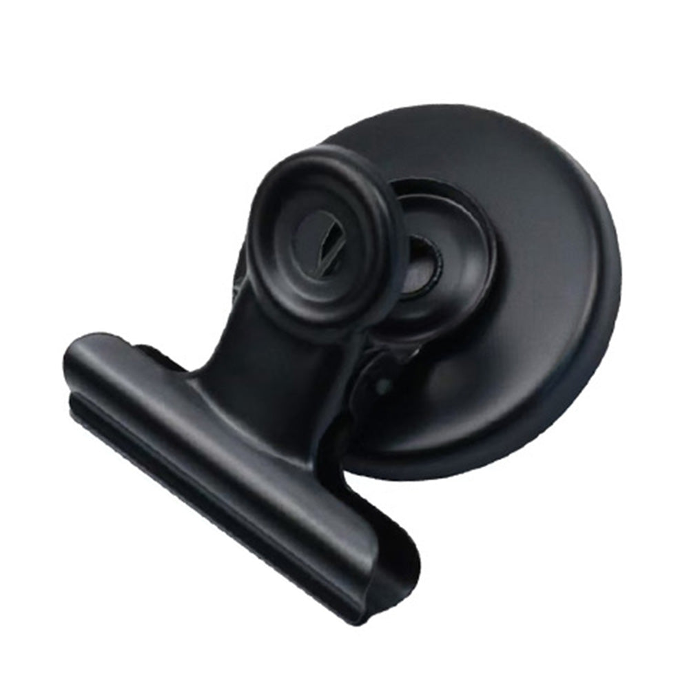 12 Pack Metal Fridge Clips for Photo Plan Refrigerator Clips - Black