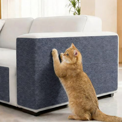 Self-Adhesive Cat-Scratch Protector for Sofa Wall Door - Dark Grey