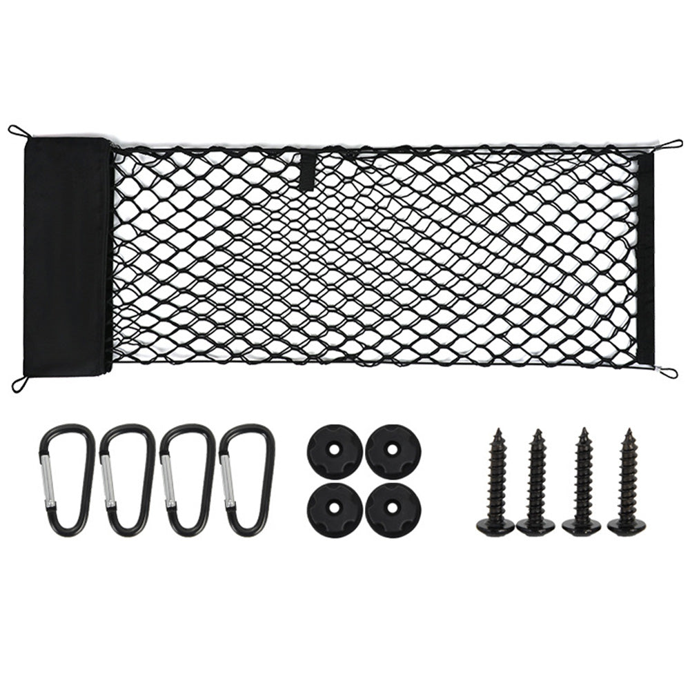 Universal SUV Cargo Net with Storage Bag ââ‚?Trunk Organizer for Car