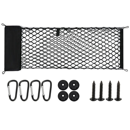 Universal SUV Cargo Net with Storage Bag ââ‚?Trunk Organizer for Car