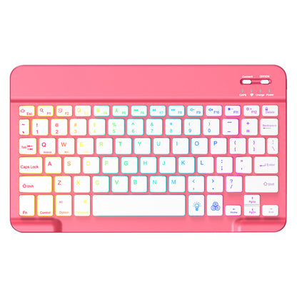 Bluetooth Keyboard Case for iPad 11th 10th Gen A16 Backlit Cover-Red