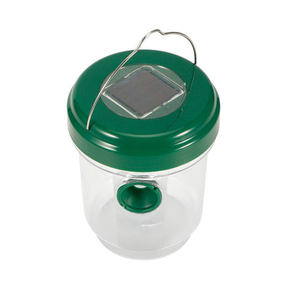 2Pcs Solar Powered Wasp Bee Trap Outdoor Hanging Fruit Flies Traps Catcher