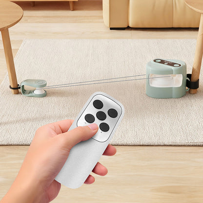 Interactive Cat Toy Automatic Moving And Enrichment Toy For Indoor Cats-Green