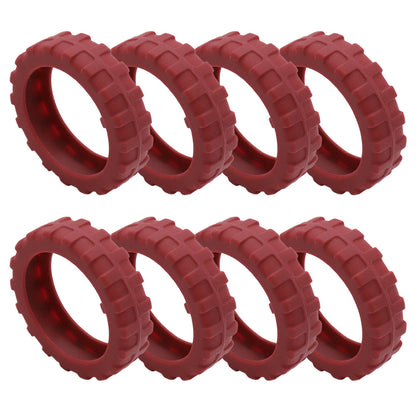 8Pcs Luggage Wheel Covers Silicone Suitcase Wheels Protector Sleeves