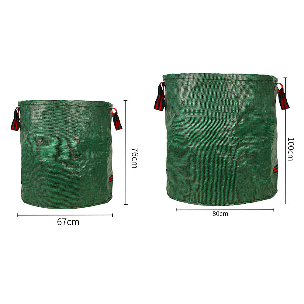 Heavy Duty Outdoor Leaf Collection Bag Foldable Garden Yard Waste Tarp