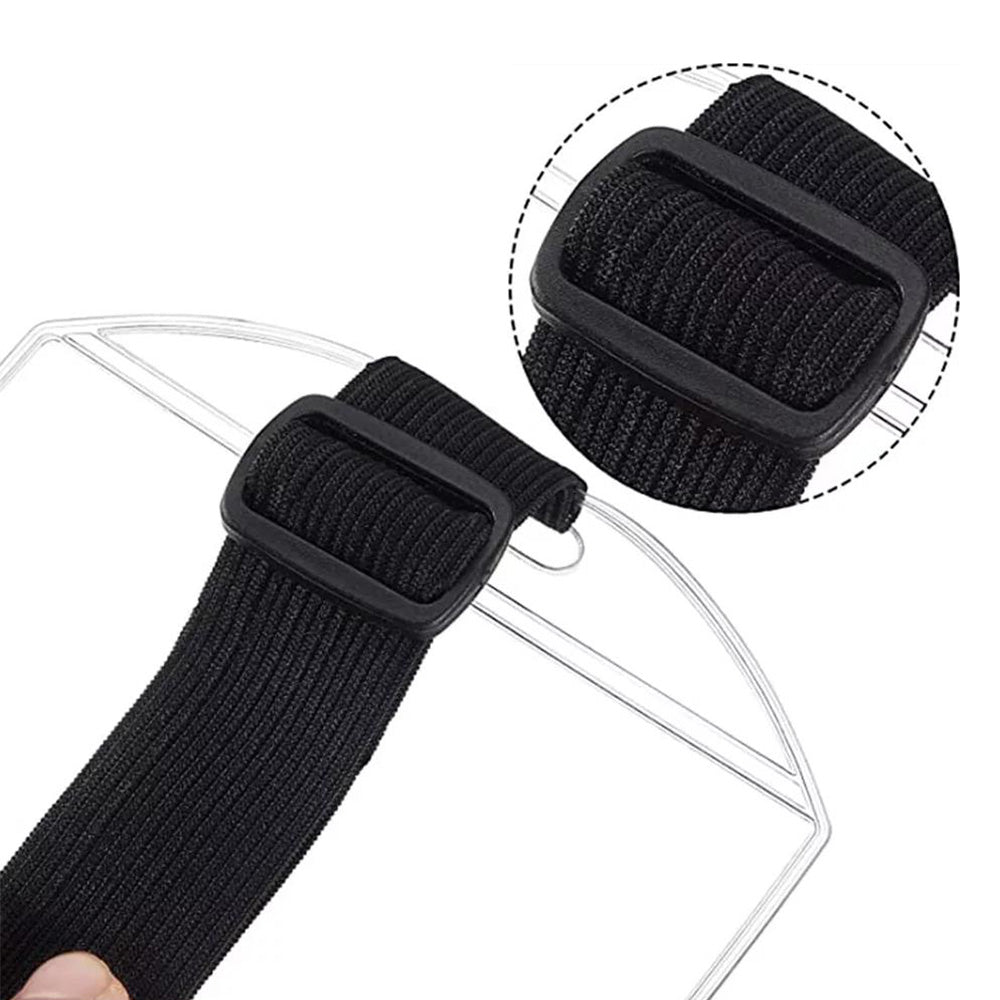 PVC  Arm Band ID Card Badge Holder with Adjustable Strap